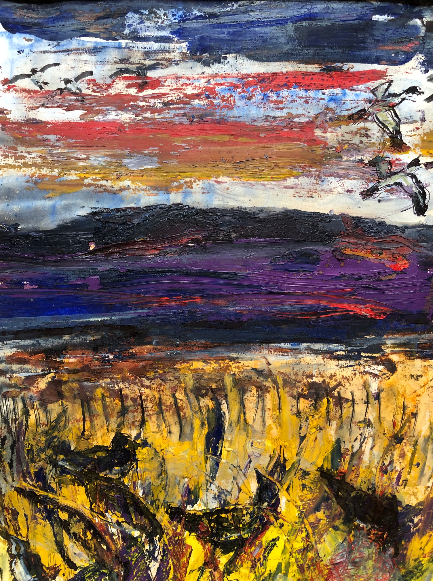 Disturbance, Mixed Media, 42cm x 29cm