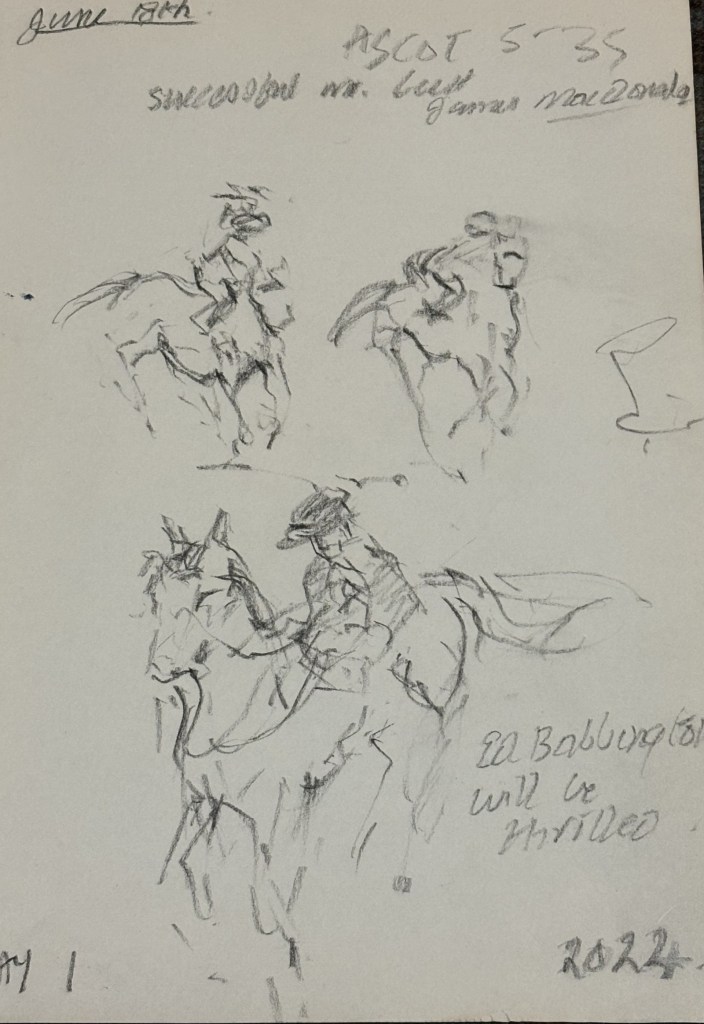 drawing in graphite pencil by Diana Lamb artist