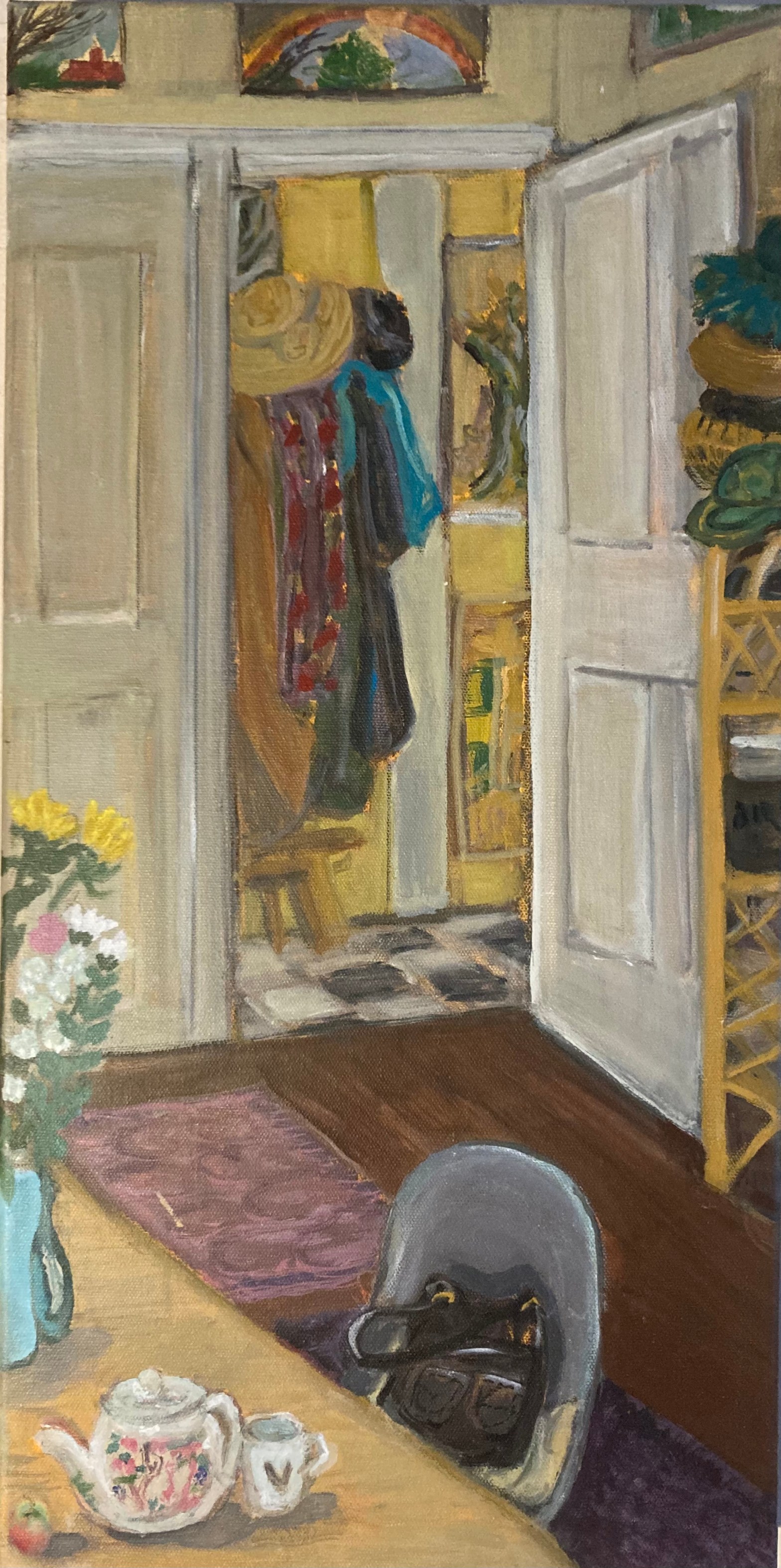 just got home artwork b diana lamb. art for sale